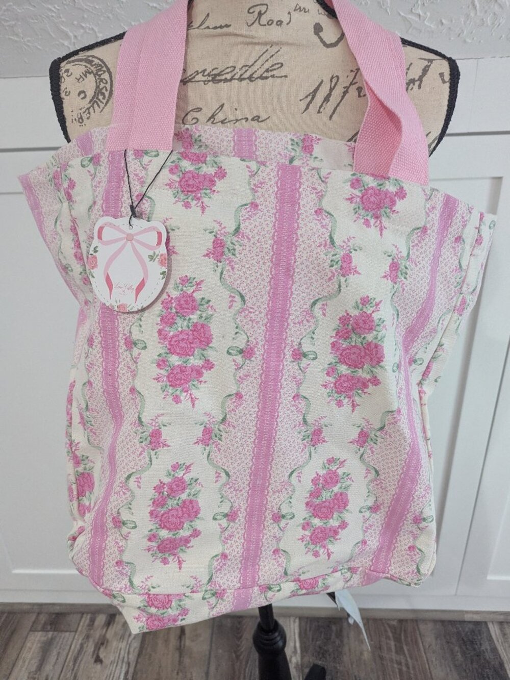 Floral Coquette Tote Bag